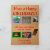 Oude Boerderij Uitrusting Verjaardag Wenskaart Kaart (Binnen)