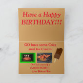 Oude Boerderij Uitrusting Verjaardag Wenskaart Kaart (Binnen)