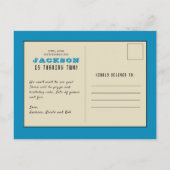 Oude boerderijdieren foto 2e verjaardag uitnodiging briefkaart (Achterkant)