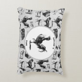 Oude Boerderijdieren Rustieke Collage Accent Kussen (Achterkant (Verticaal))