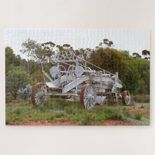 Oude boerderijen, buiten Australië Legpuzzel (Horizontaal)