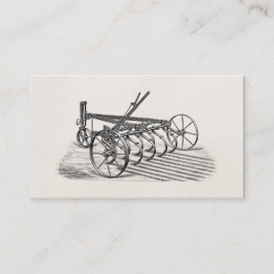 oude Boerderijen landbouwploeg Visitekaartje