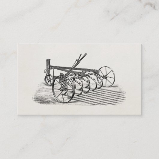  oude Boerderijen landbouwploeg Visitekaartje (Voorkant)