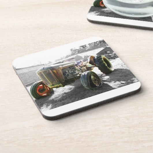 Oude  boerderijen van trekkers bier onderzetter (Linkerzijde)