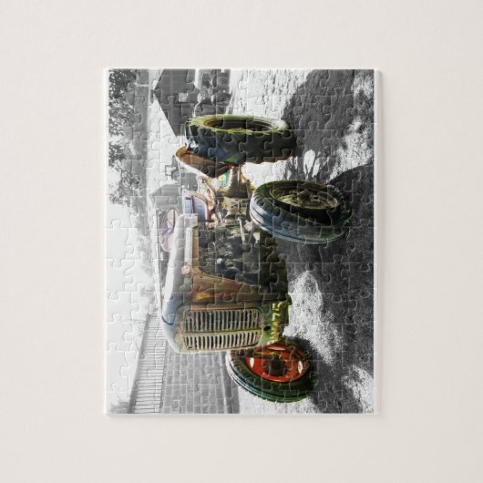 Oude  boerderijen van trekkers legpuzzel (Verticaal)