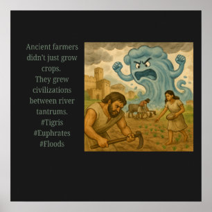 Oude Boeren...Riviertantrums Poster