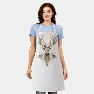 Oude Bok met Hulst en Bessen Kerstmis Schort