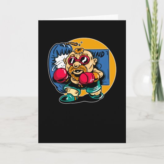 Oude bokser kaart (Voorkant)