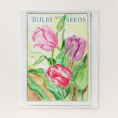 Oude bollen en zaden legpuzzel (Verticaal)