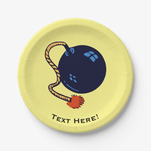 OUDE BOMB PAPIEREN BORDJE (Voorkant)