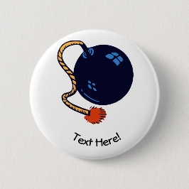 OUDE BOMB RONDE BUTTON 5,7 CM