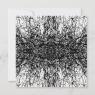 Oude Boom Bast Zwart En Wit Foto Patroon Ontwerp Kaart