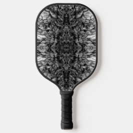 Oude Boom Bast Zwart En Wit Foto Patroon Ontwerp Pickleball Paddle