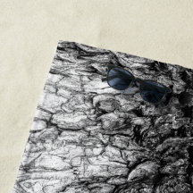 Oude Boom Bast Zwart En Wit Foto Patroon Ontwerp