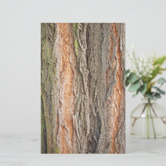 oude boom briefpapier (Staand voorkant)