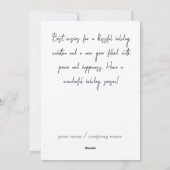 Oude boom in een Misty Forest Feestdagenkaart (Achterkant)