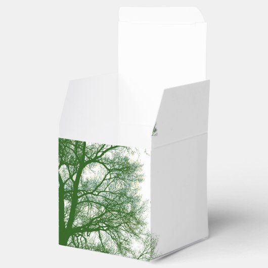 Oude Boom Modern Ontwerp Familie Reünie Favor Box Bedankdoosjes (Geopend)