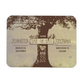 Oude boom string lichten opslaan de datum magneten (Horizontaal)