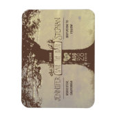 Oude boom string lichten opslaan de datum magneten (Verticaal)