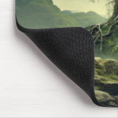 Oude Boom van het Leven Vreedzame Natuur Fantasy W Muismat (Hoek)