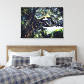 Oude boomfoto enkele druk canvas afdruk (Insitu (Slaapkamer))