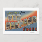 Oude boomgaard, Maine - Grote lettertjes Briefkaart (Voorkant)