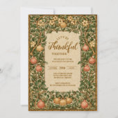 Oude Boomgaard Thanksgiving-viering Kaart (Voorkant)