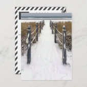 oude boomgaard winter briefkaart (Voorkant / Achterkant)