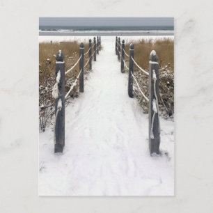 oude boomgaard winter briefkaart