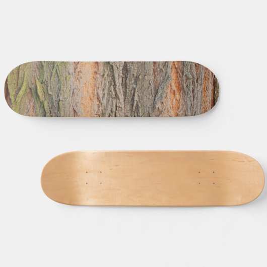 oude boomschild persoonlijk skateboard (Horizontaal)