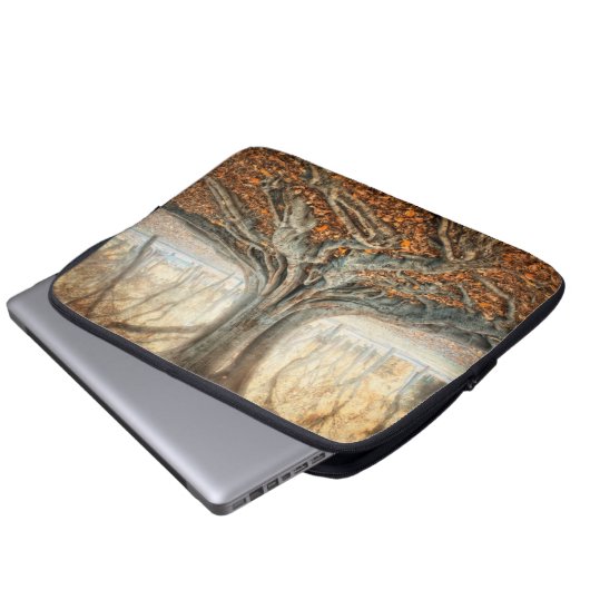 Oude boomwortels laptop sleeve (Voorkant onderkant)