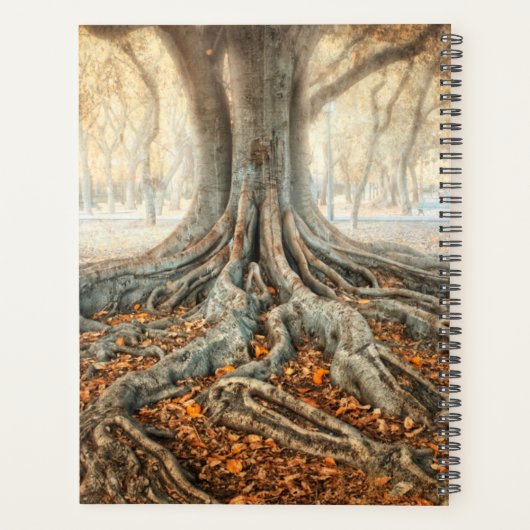 Oude boomwortels planner (Achterkant)