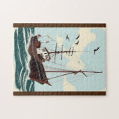 Oude  Boot Legpuzzel (Horizontaal)