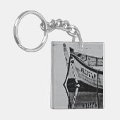 Oude boot sleutelhanger (Voorkant Links)