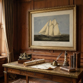 Oude Boot Vintage Poster Wandkunst