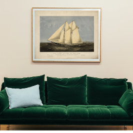 Oude Boot Vintage Poster Wandkunst