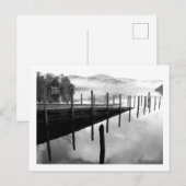 Oude boothelling - Derwentwater, het Lake District Briefkaart (Voorkant / Achterkant)