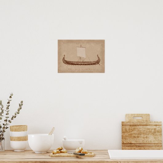 Oude bootkunst poster (Keuken)