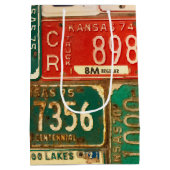 oude borden met roestvrij rijbewijs medium cadeauzakje (Achterkant)