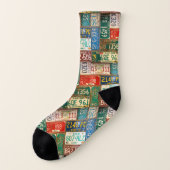 oude borden met roestvrij rijbewijs sokken (Links - buitenkant)