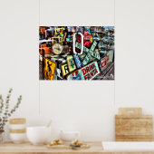 Oude borden poster (Keuken)