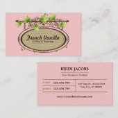 Oude bordje visitekaartje (Voorkant / Achterkant)