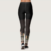 Oude borduurwerk Leggings (Achterkant)