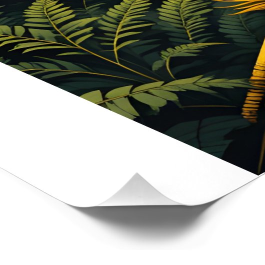 Oude bos relikwie perfect poster (Hoek)