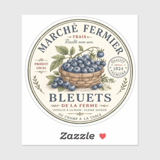 Oude Bosbessen Label (Vel)