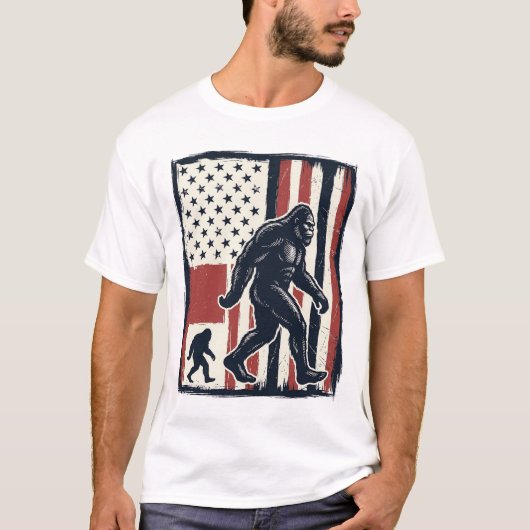 Oude Bosdier Vlag Vector T-shirt Ontwerp_1 (Voorkant)