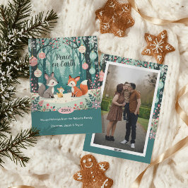 Oude bosland feestdagenkaart