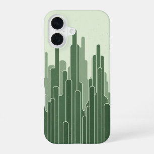 Oude boslijnen iPhone 16 hoesje