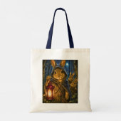 Oude Bospadvinder, Konijn Tote Bag (Achterkant)