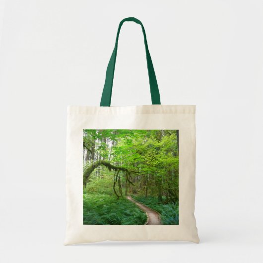 Oude Bosroute in Olympic National Park Tote Bag (Voorkant)